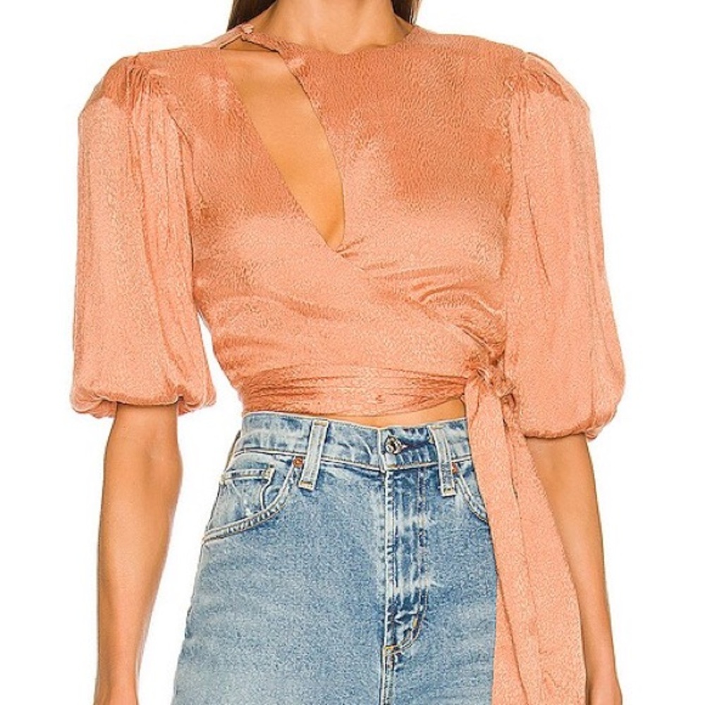 Lovers+ Friends Carlin Top in Clay, Size M